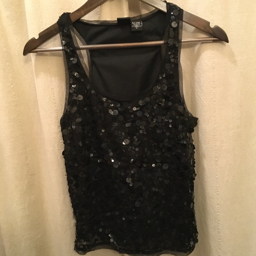 Sequin tank top